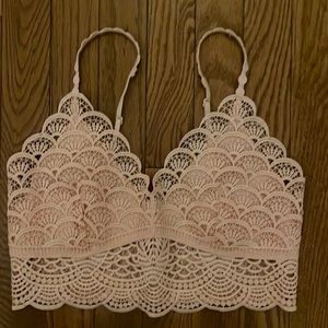 Free People bralette pink S